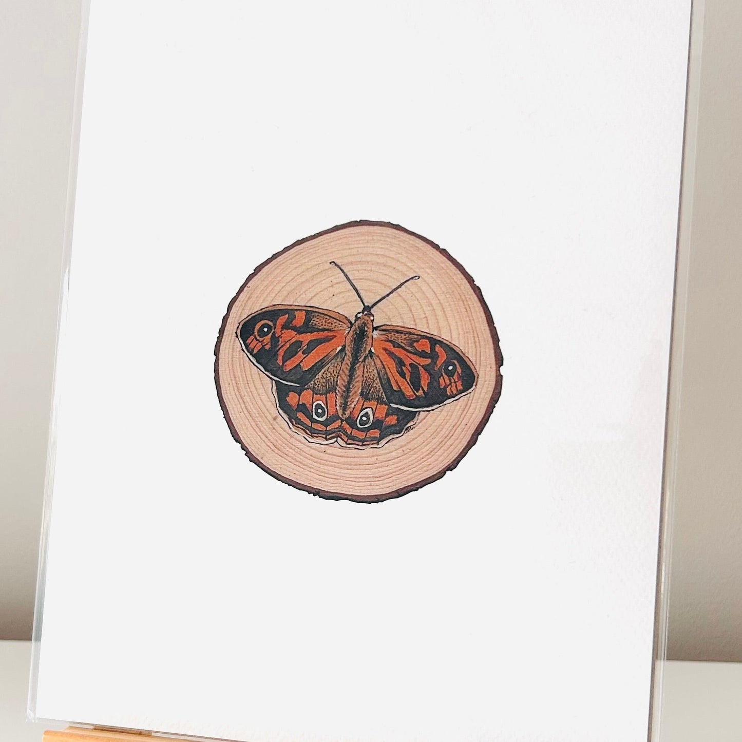 Art Print - The Pollinators Butterfly Dark