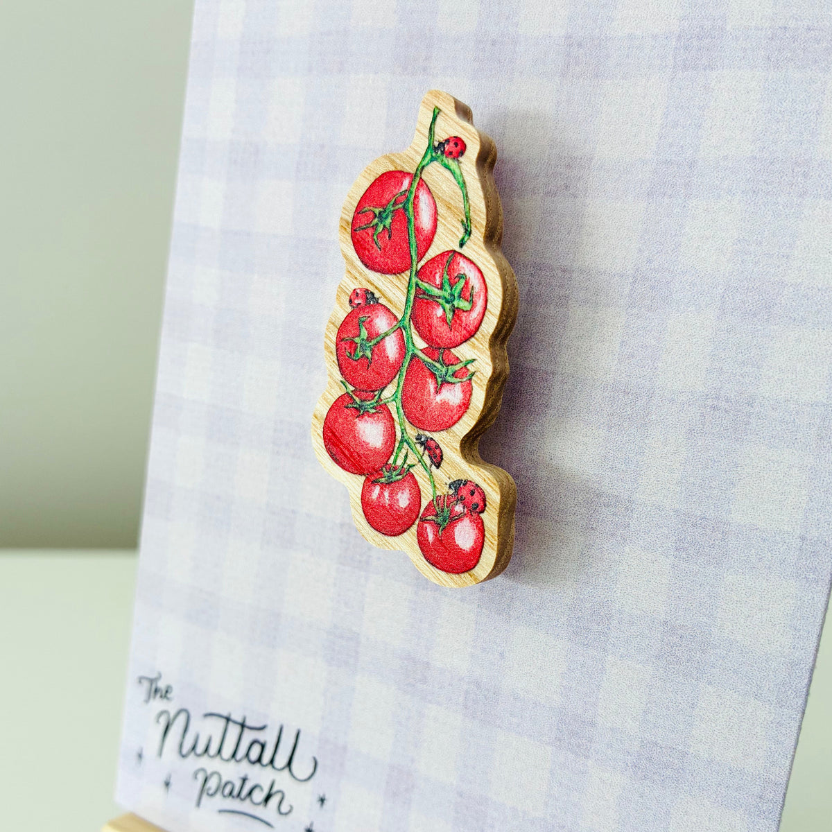 Art Brooch - Tomato Bounty