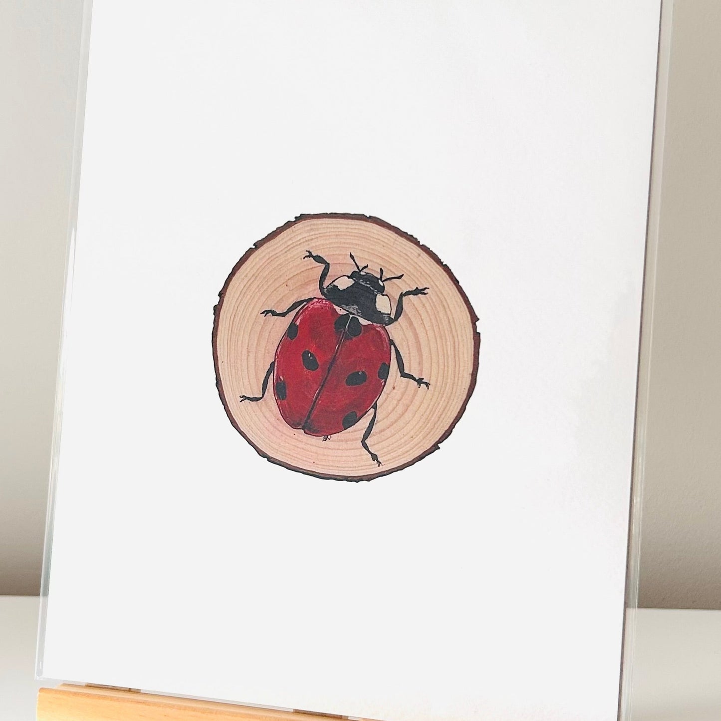 Art Print - The Pollinators Ladybug