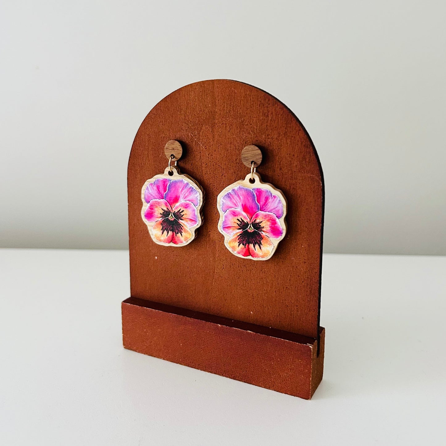 Earrings - Viola Pink Daydream