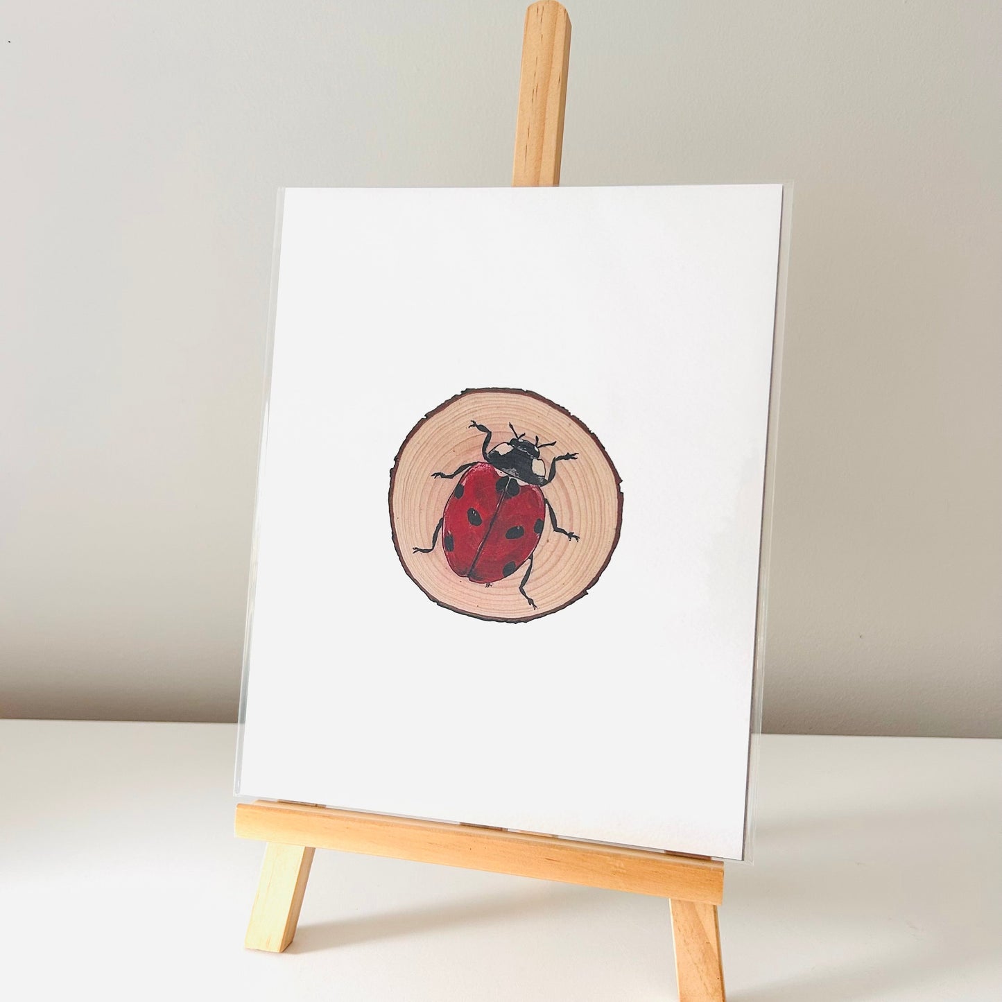 Art Print - The Pollinators Ladybug