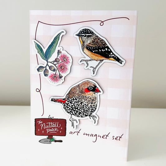 Magnet Set - Eucalyptus & Birds