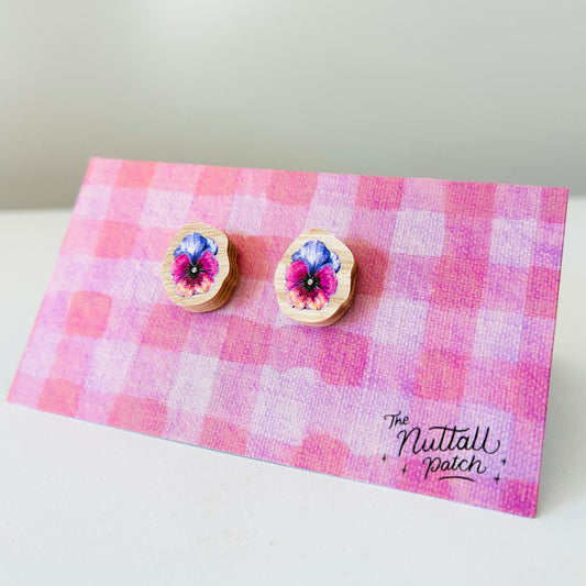 Earrings - Viola, Time To Bloom