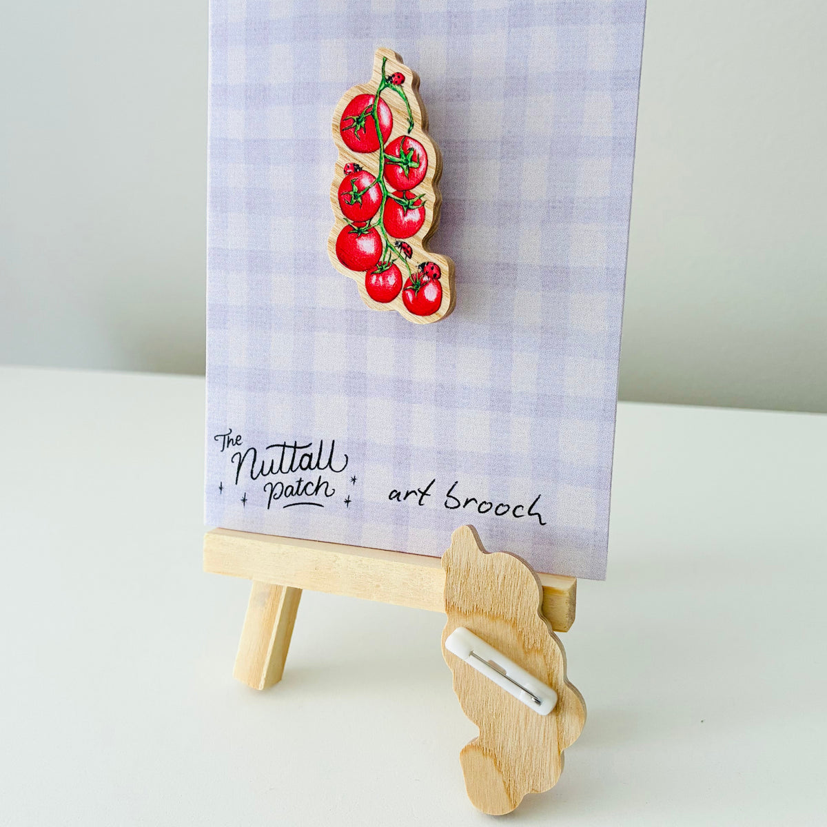 Art Brooch - Tomato Bounty