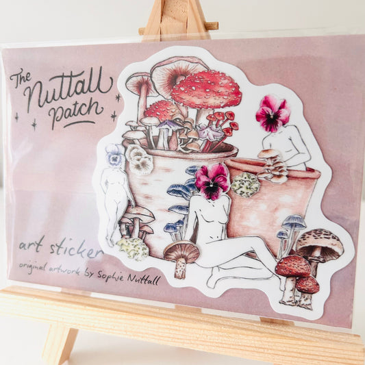 Sticker - Fungi Is Female