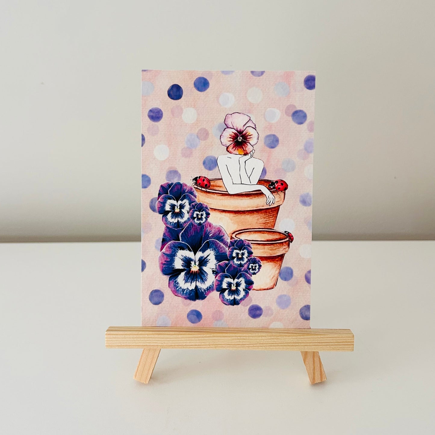 Art Print - Lost In A Viola Daydream Galaxy