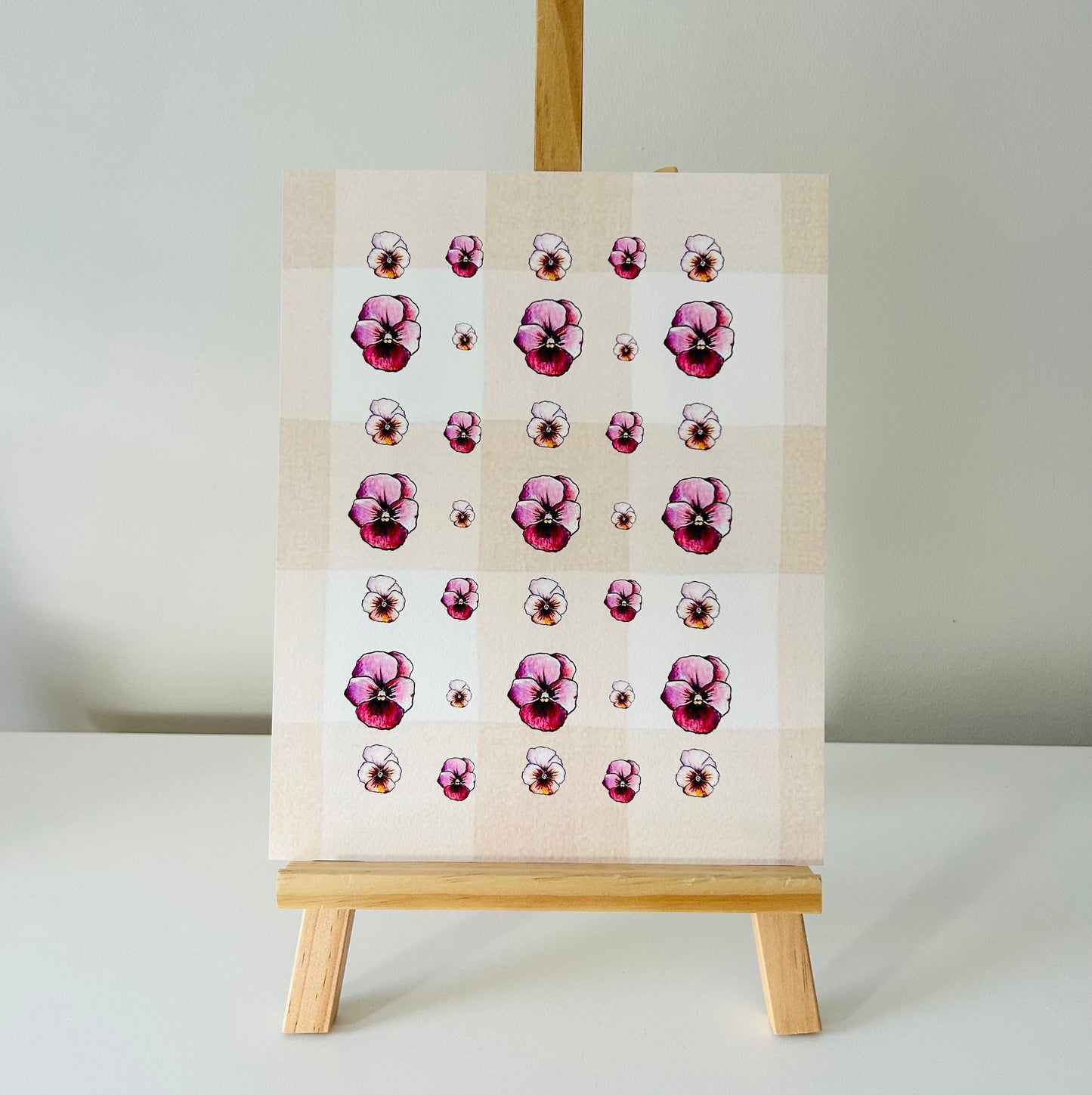 Art Print - Viola Raspberry Blush