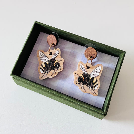 Earrings - Bumble Bee