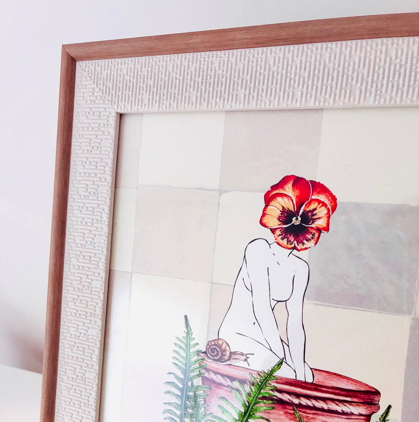 Framed Art Print - Viola Girl, Unfurl