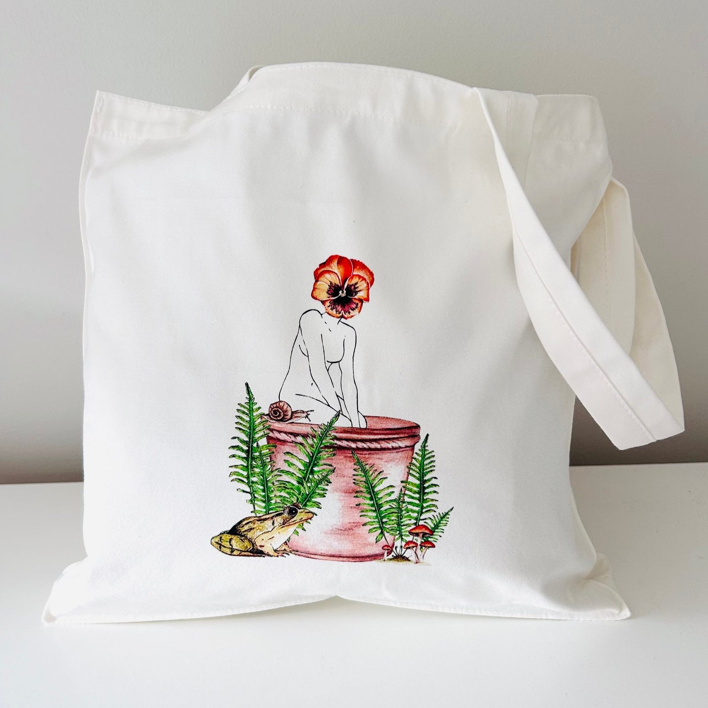 Tote Bag - Viola Girl, Unfurl