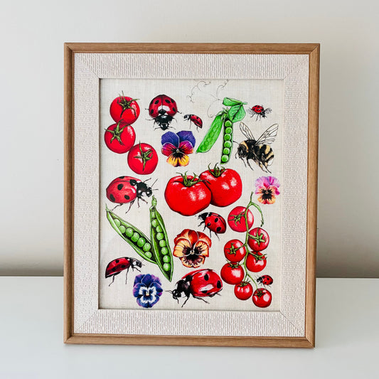 Framed Art Print - Garden Bounty