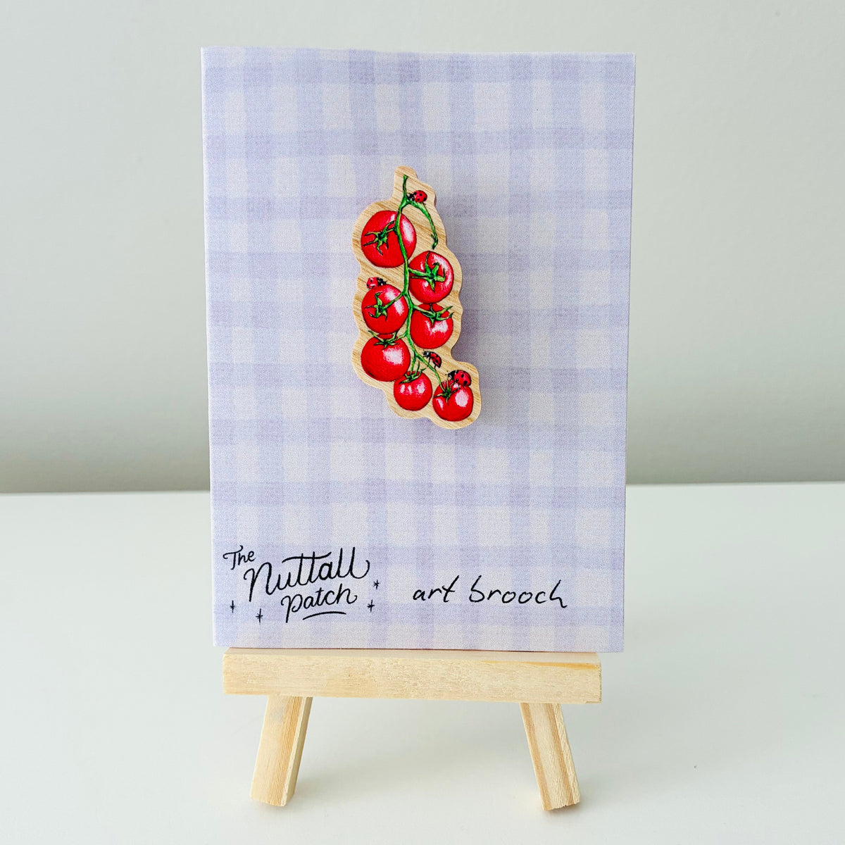 Art Brooch - Tomato Bounty