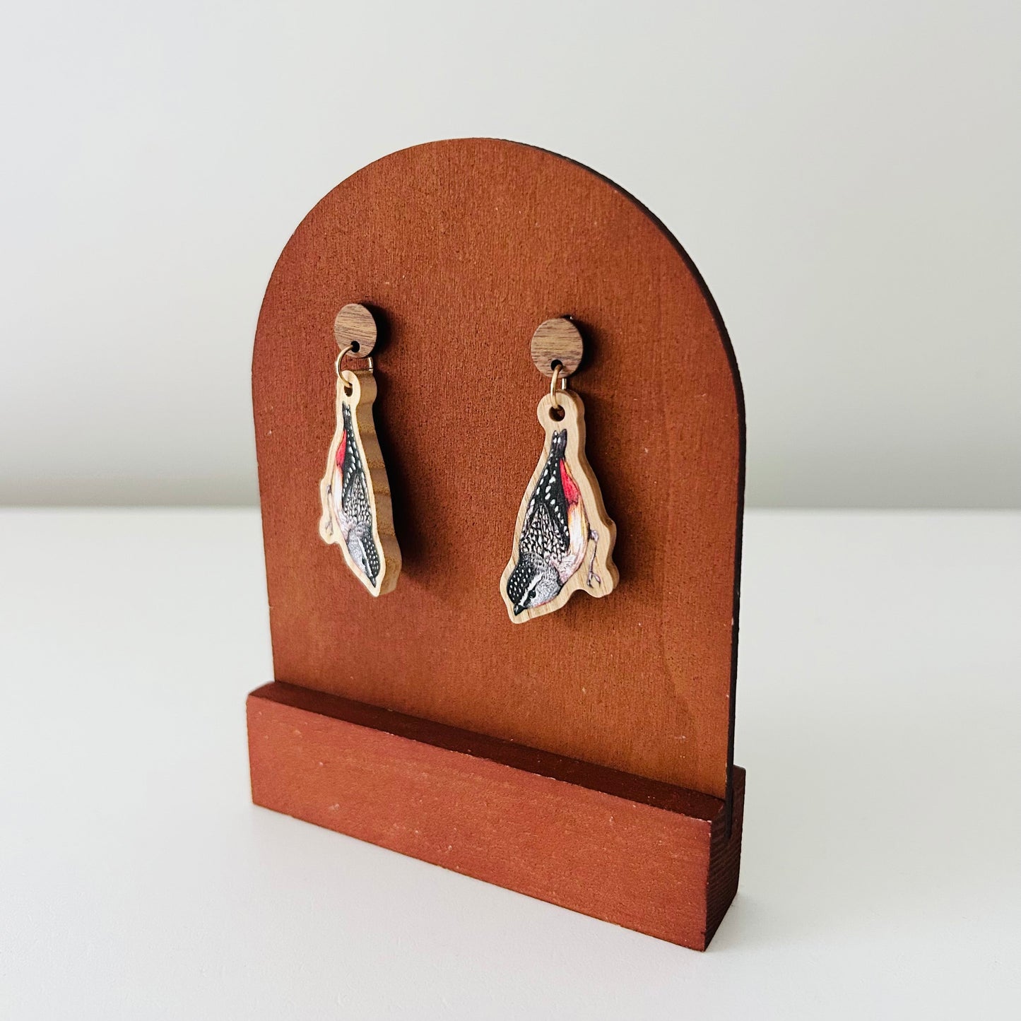 Earrings - Spotted Pardalote