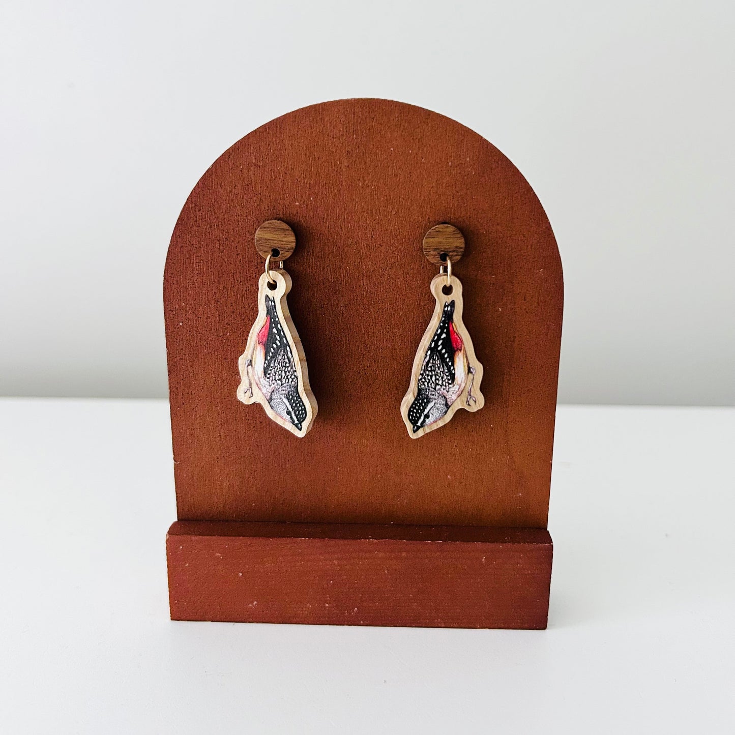 Earrings - Spotted Pardalote