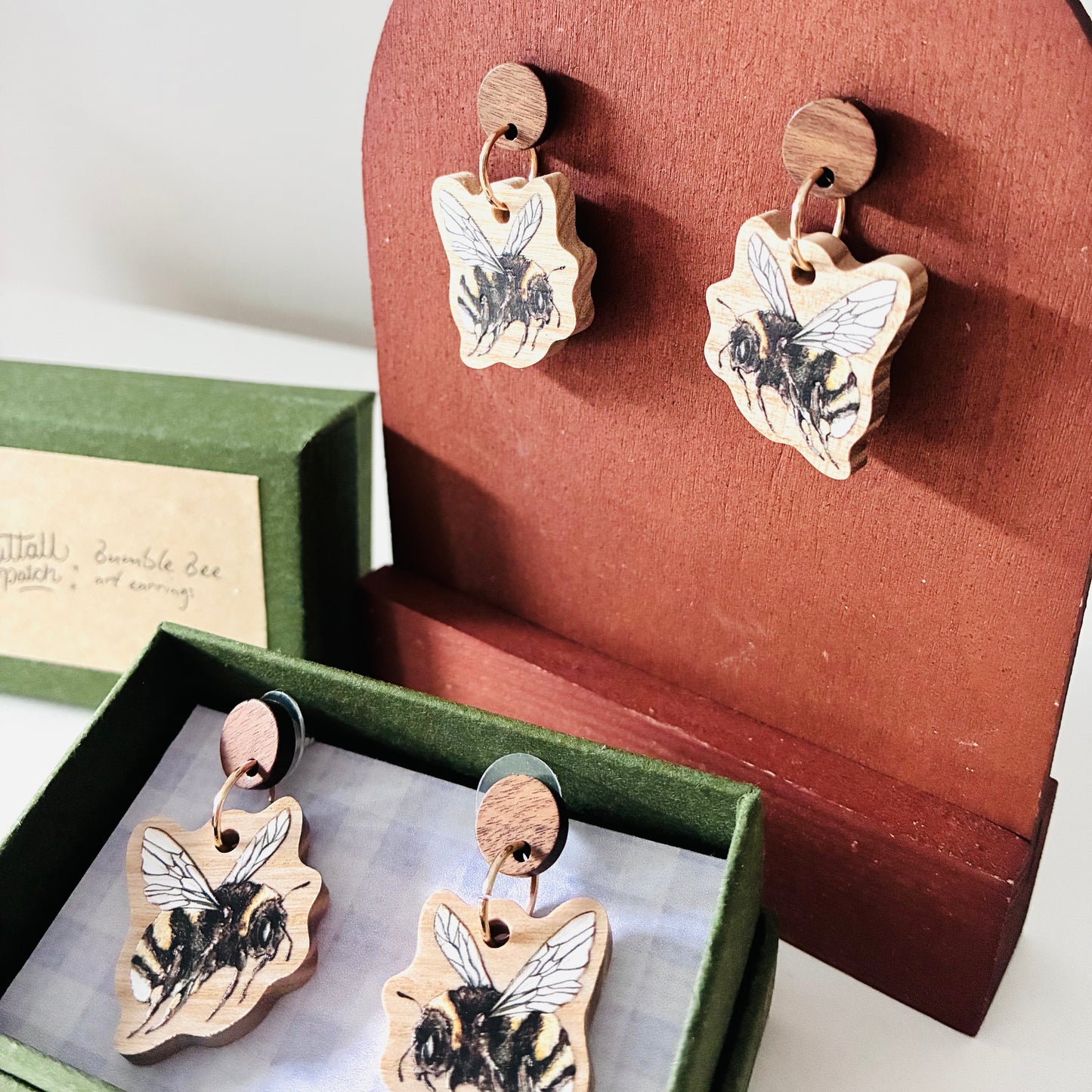 Earrings - Bumble Bee