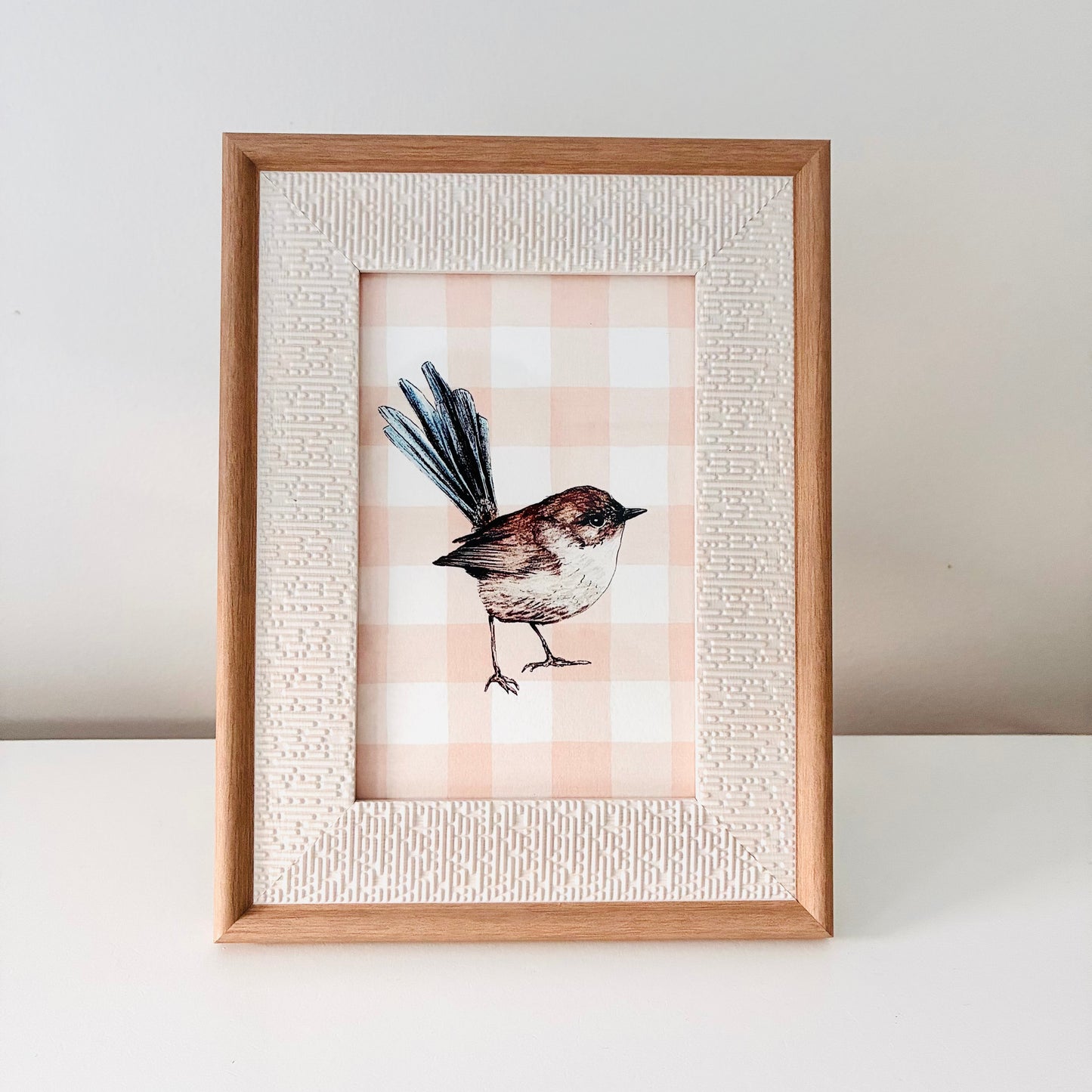 Framed Art Print - Superb Fairy Wren