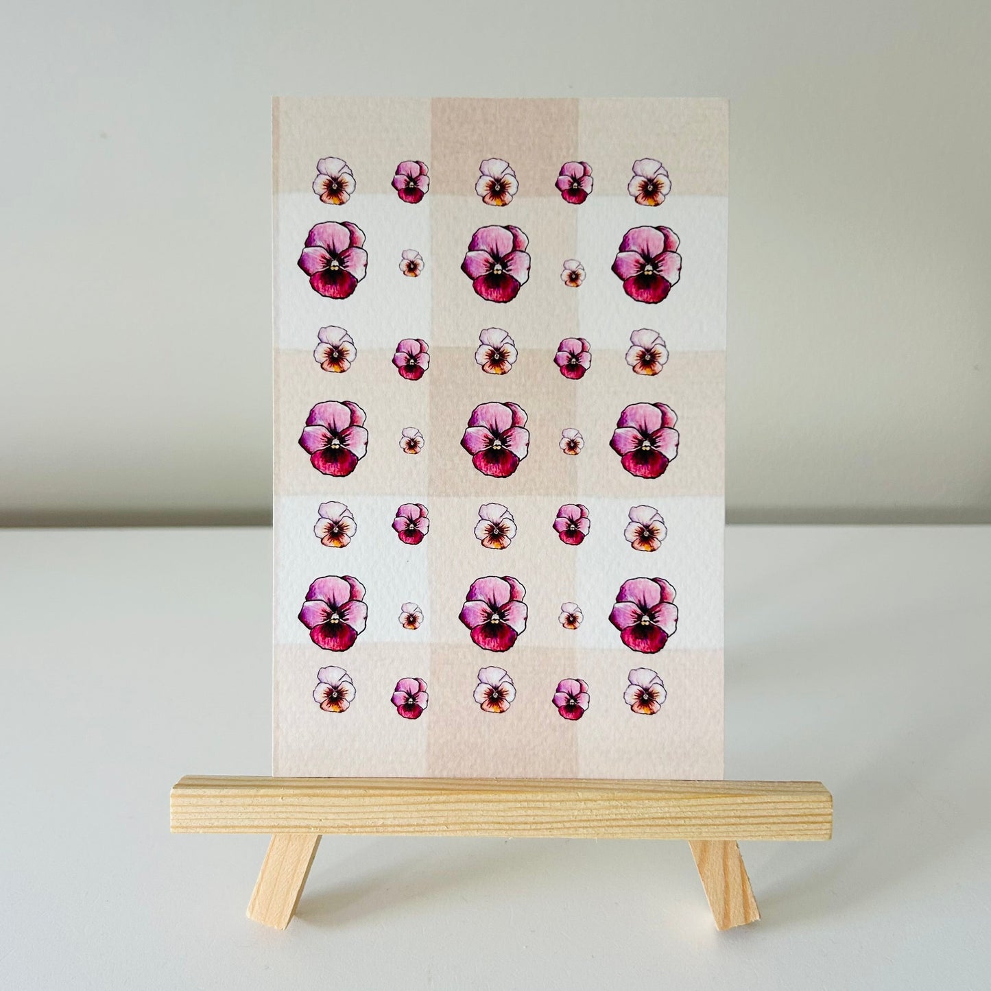 Art Print - Viola Raspberry Blush