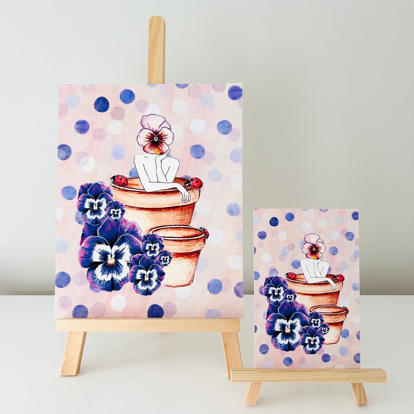 Art Print - Lost In A Viola Daydream Galaxy