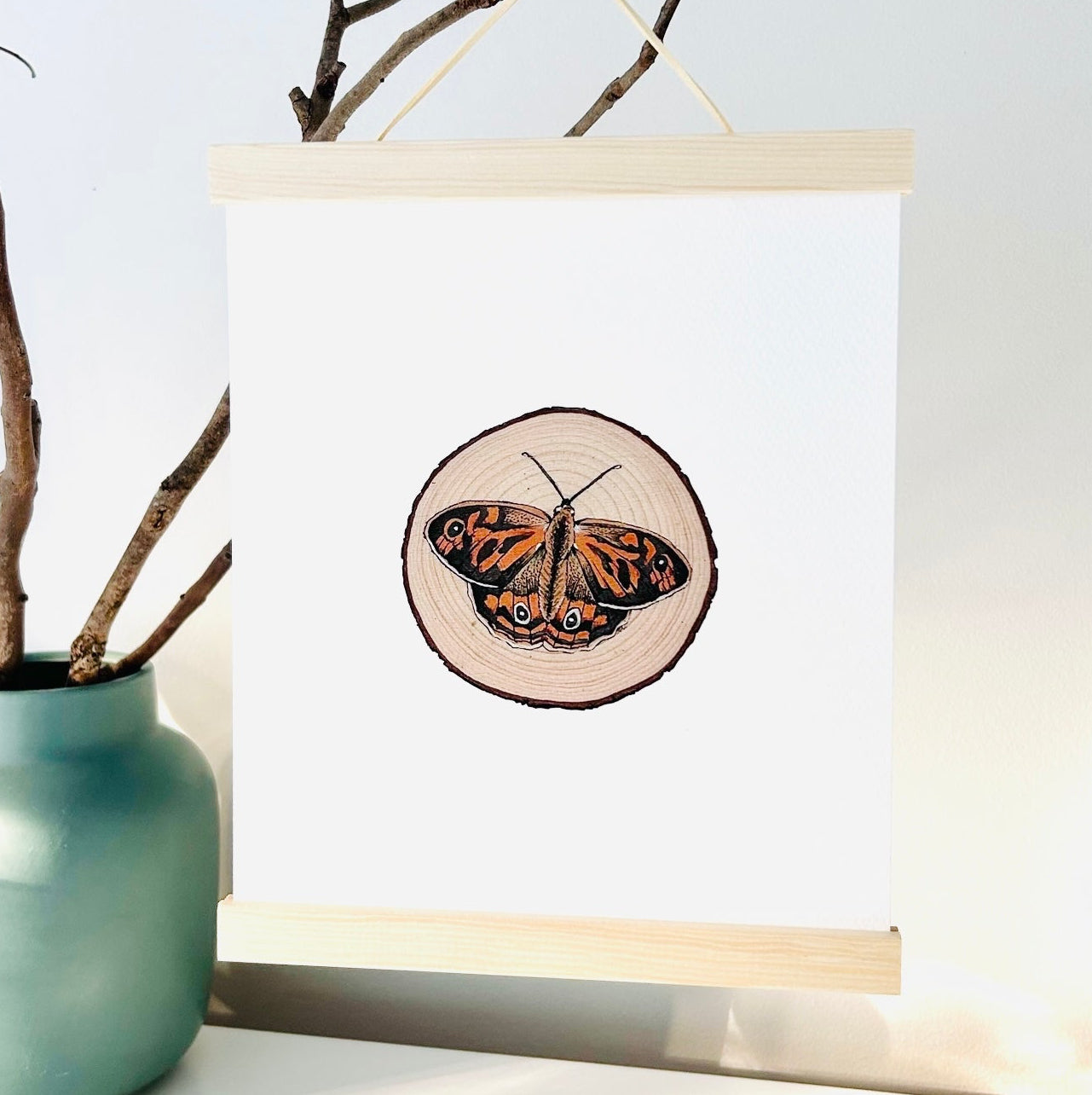 Art Print - The Pollinators Butterfly Dark