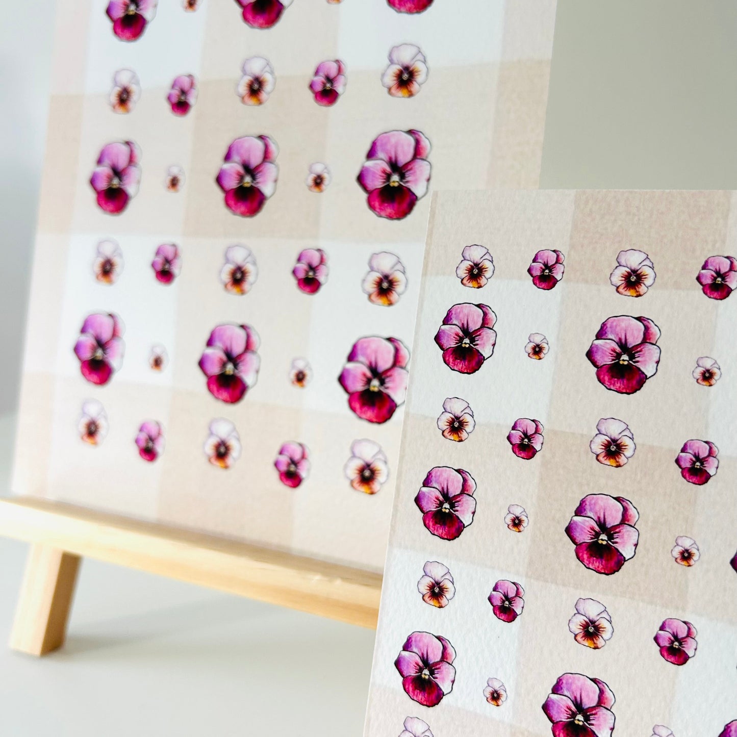 Art Print - Viola Raspberry Blush