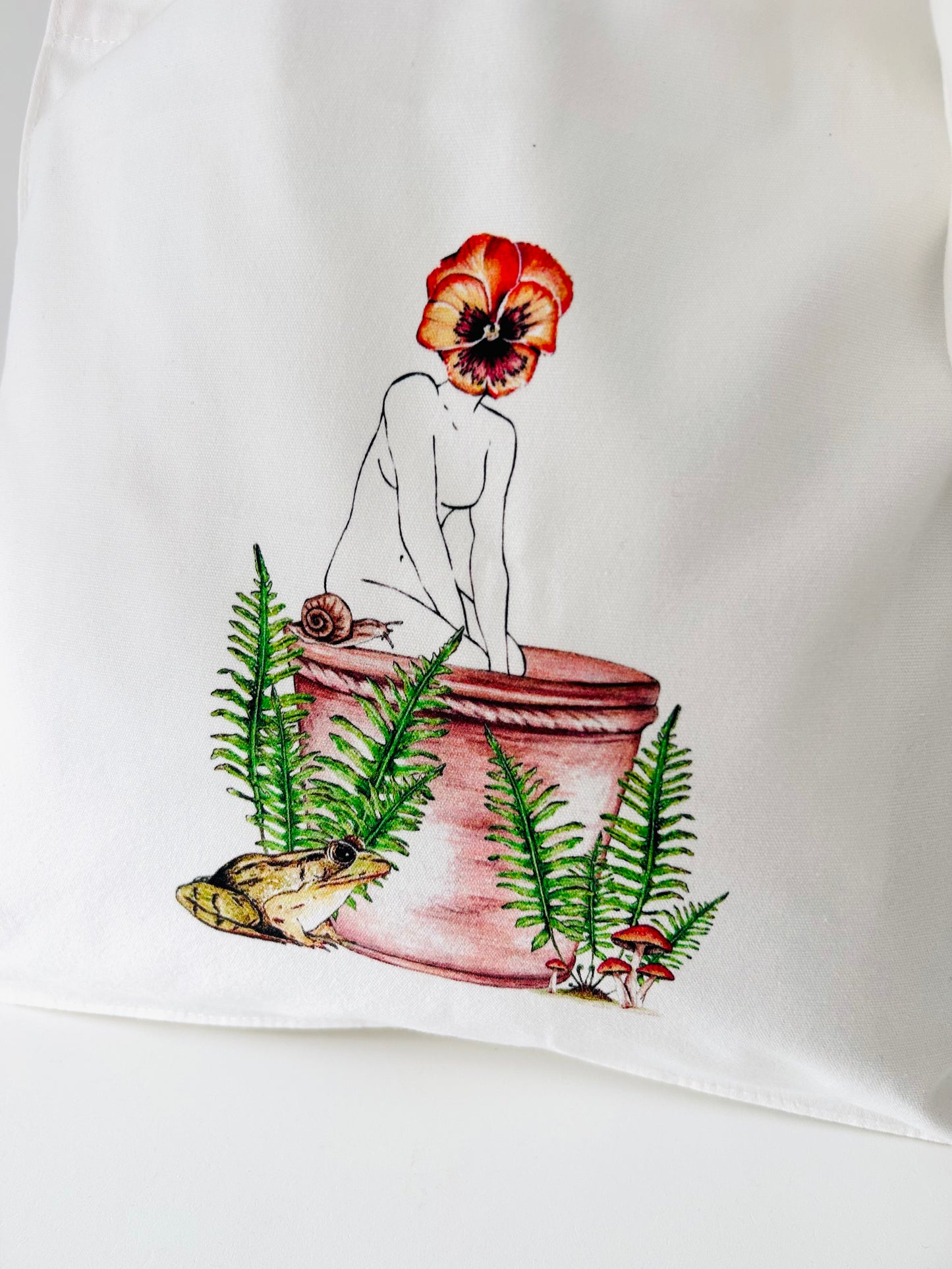 Tote Bag - Viola Girl, Unfurl