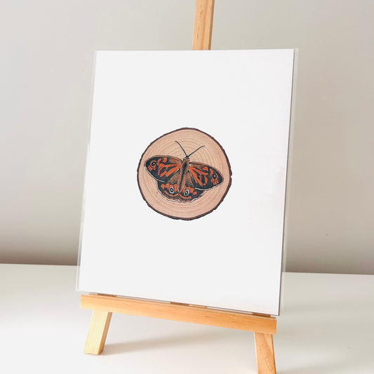Art Print - The Pollinators Butterfly Dark
