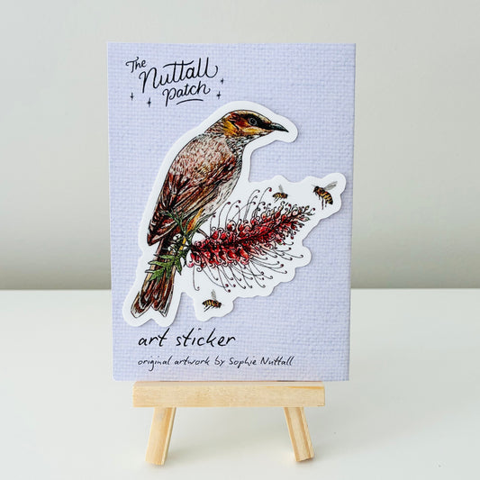 Sticker - Wattlebird
