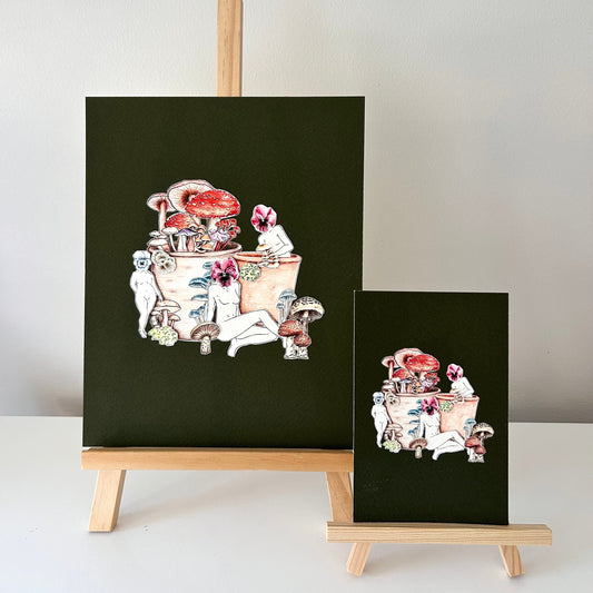 Art Print - Fungi Is Female