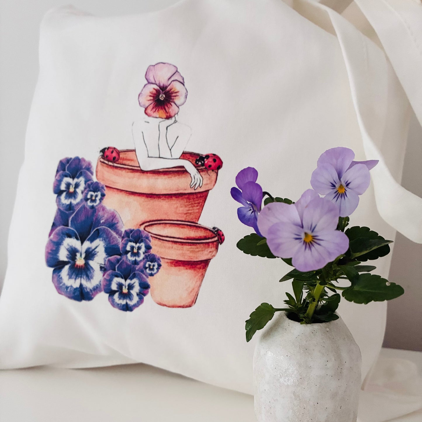 Tote Bag - Lost In A Viola Daydream Galaxy