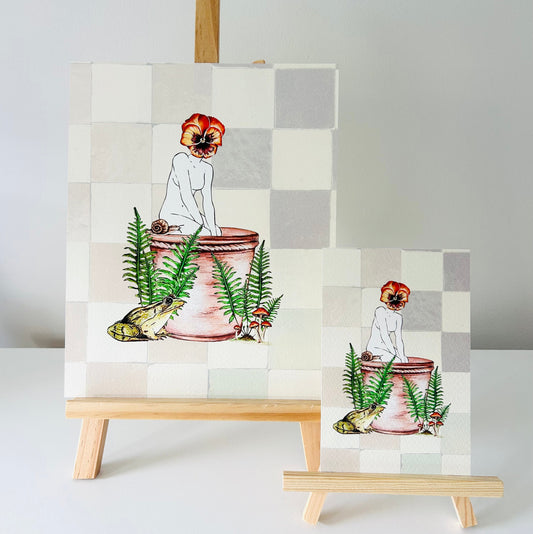 Art Print - Viola Girl, Unfurl