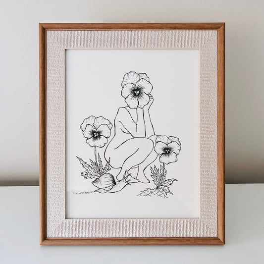 Framed Art Print - You Bloom