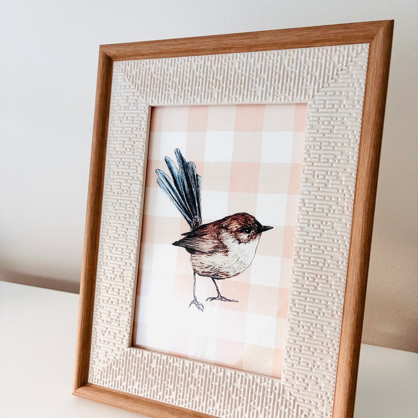 Framed Art Print - Superb Fairy Wren