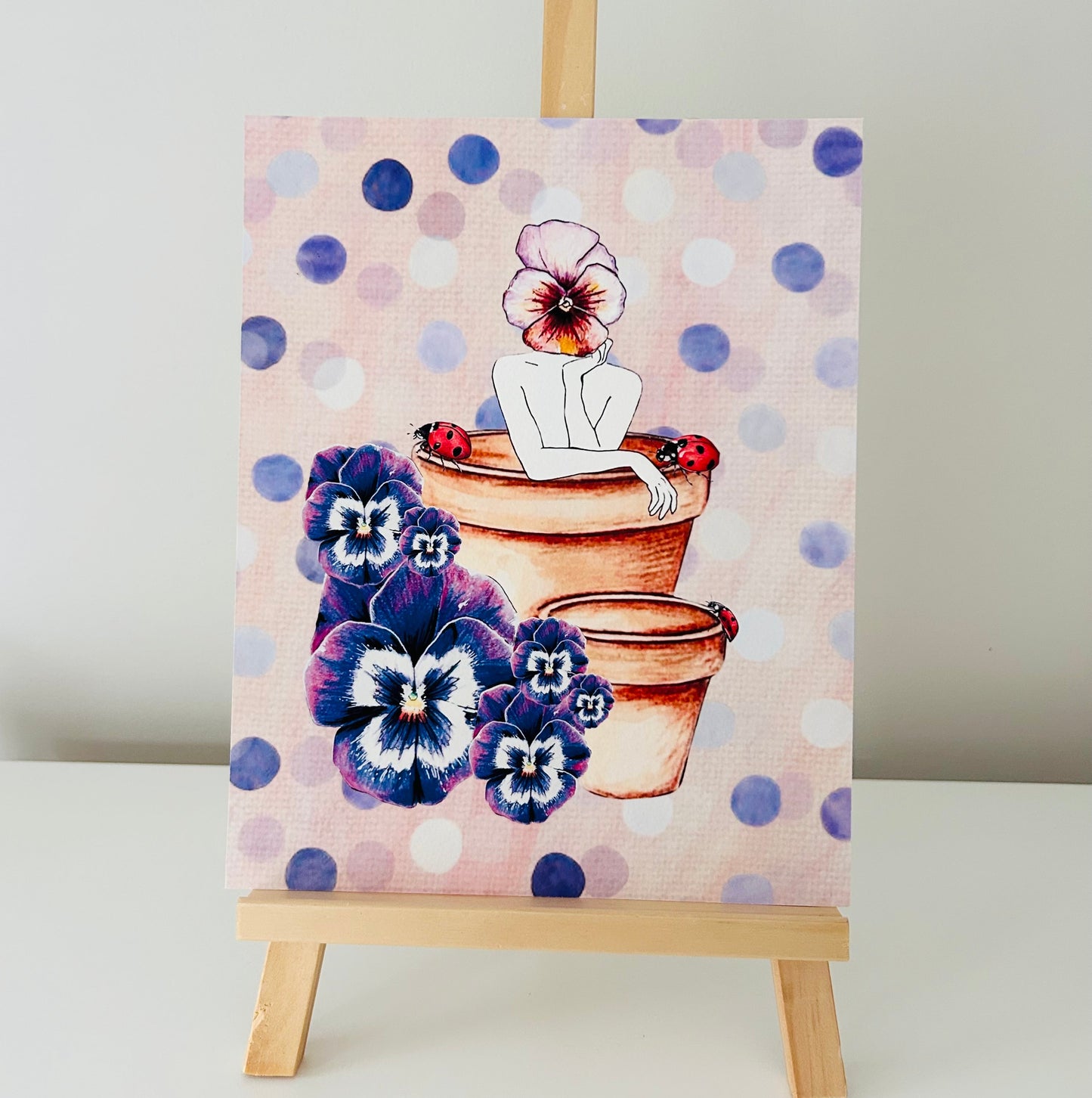 Art Print - Lost In A Viola Daydream Galaxy
