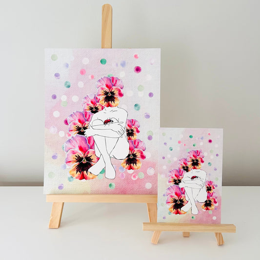 Art Print - Not Just A Pretty Wallflower