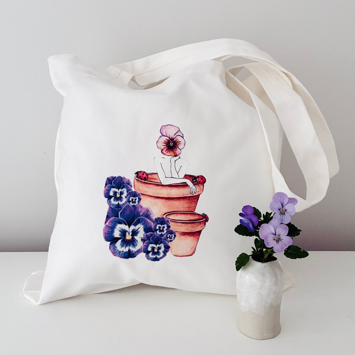 Tote Bag - Lost In A Viola Daydream Galaxy
