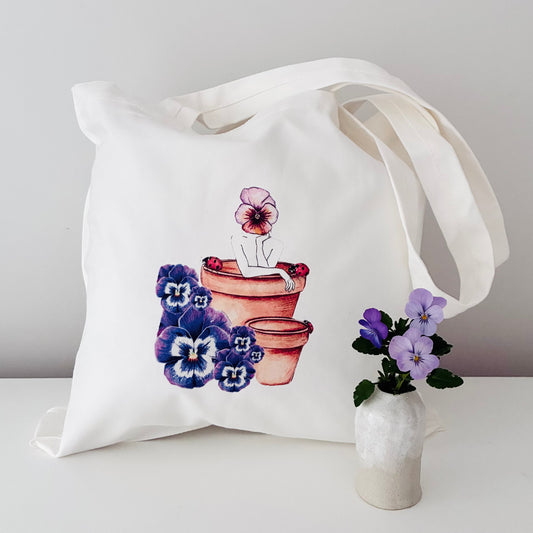 Tote Bag - Lost In A Viola Daydream Galaxy