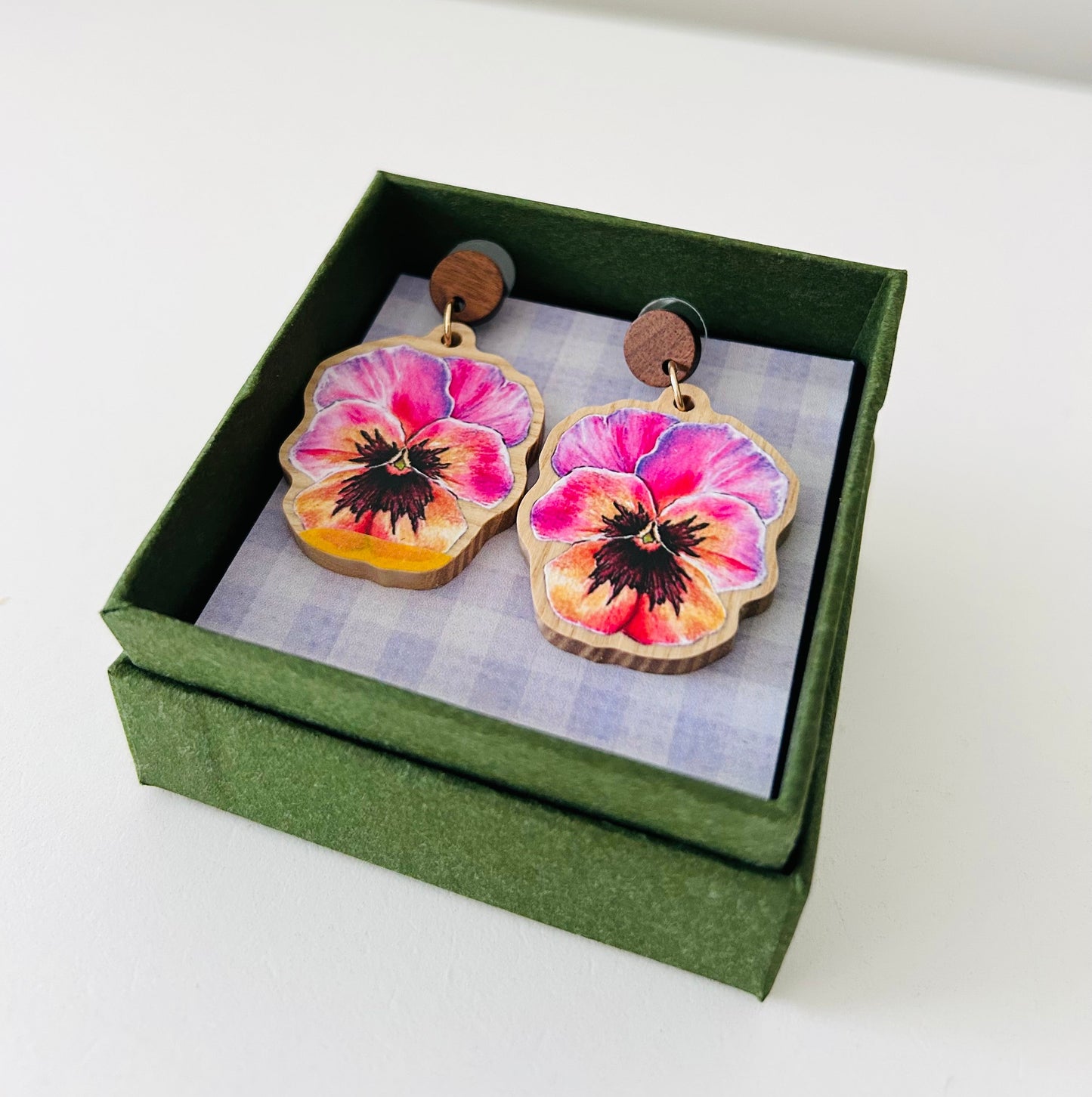 Earrings - Viola Pink Daydream