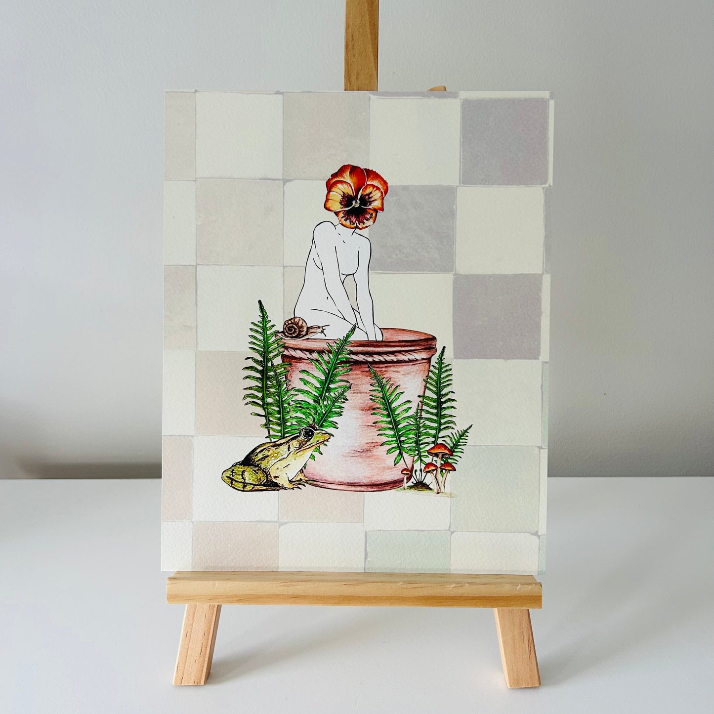 Art Print - Viola Girl, Unfurl