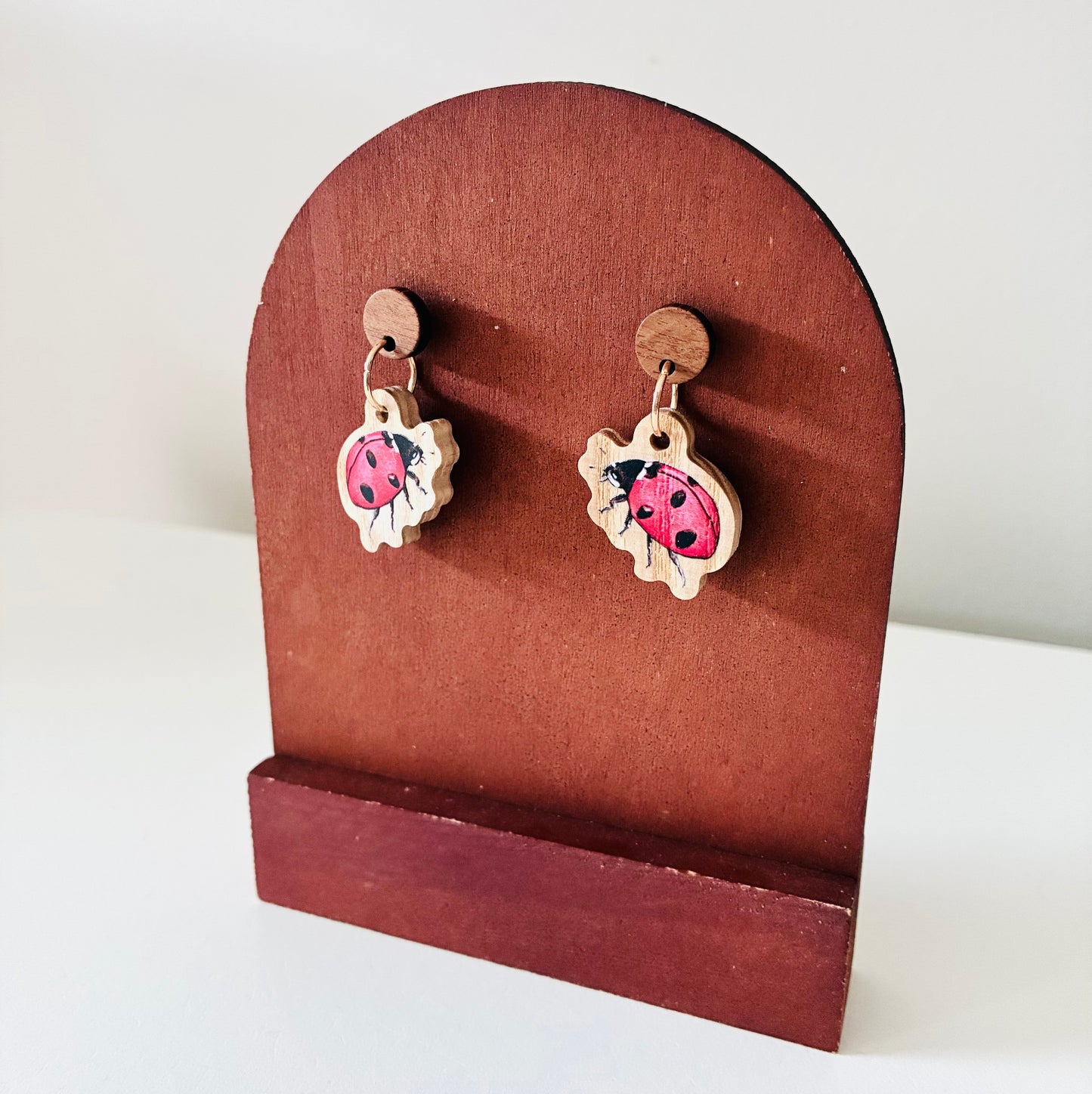 Earrings - Ladybug