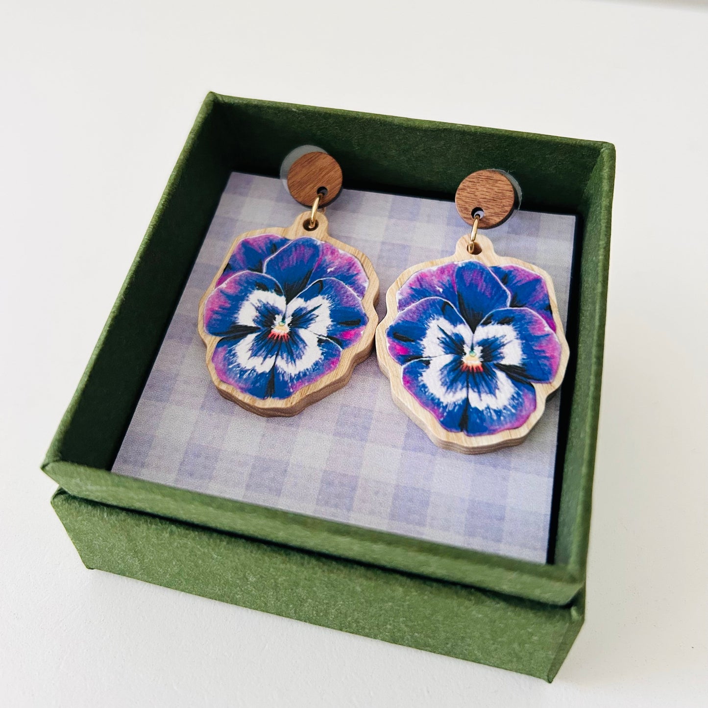 Earrings - Viola Deep Galaxy