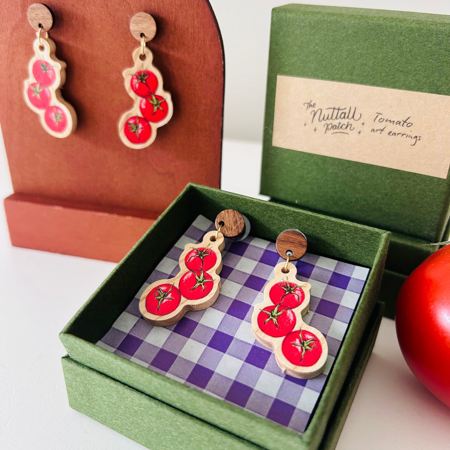Earrings - Tomato Art