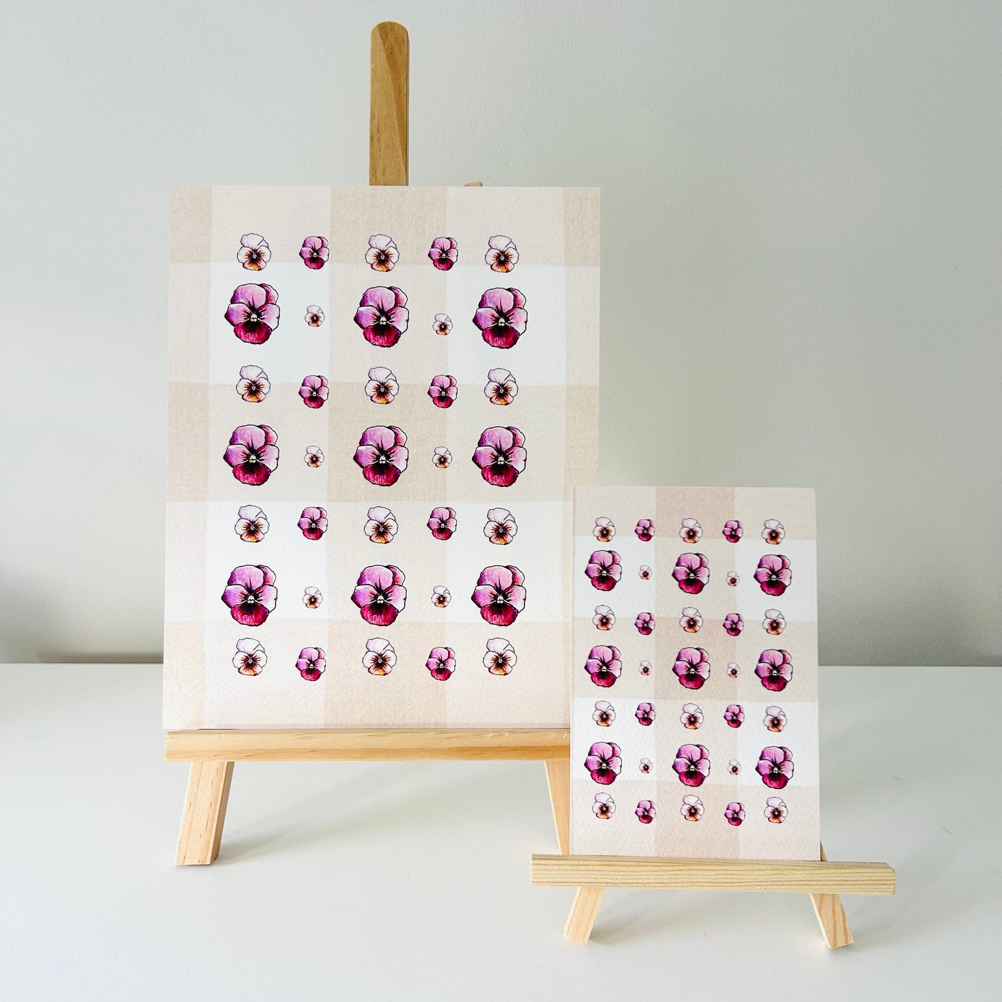 Art Print - Viola Raspberry Blush