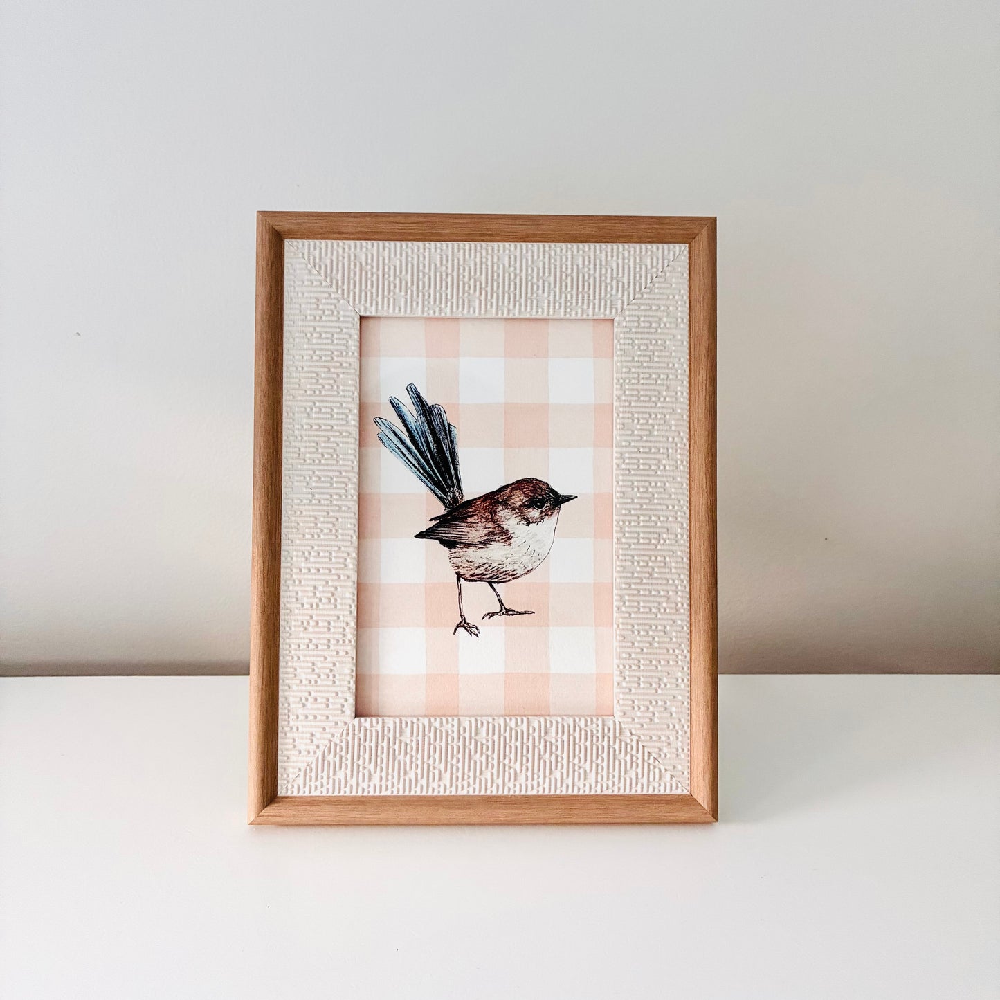 Framed Art Print - Superb Fairy Wren